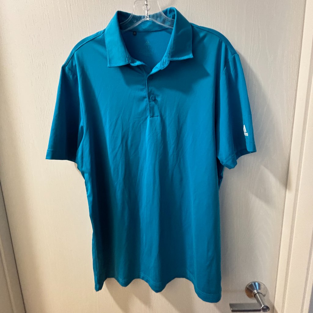Adidas Mens Primegreen Golf Polo  Preowned M